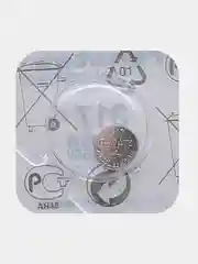 Батарейка Renata 317 (SR516SW, V317), 1.55V, 10.5 mAh, Швейцария, 1 штука