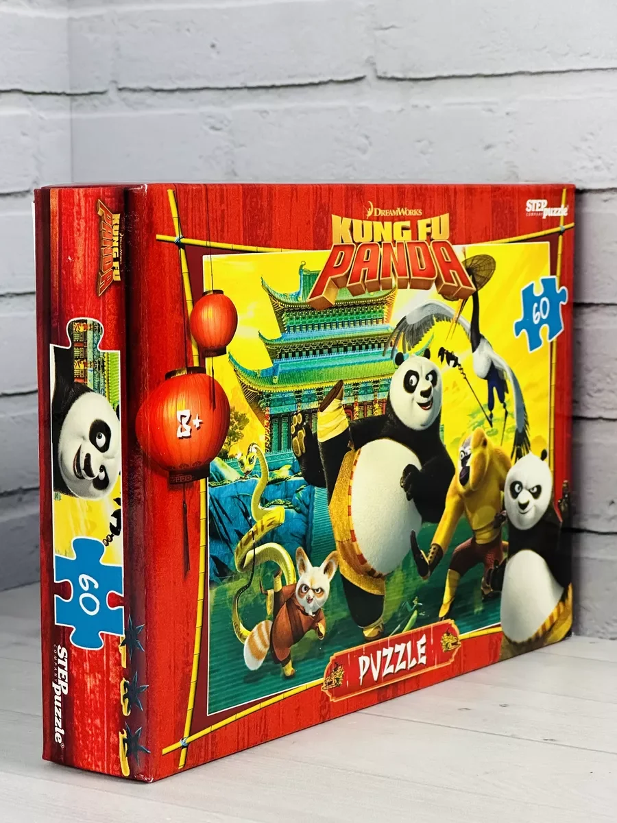 Пазл Игра Кунгфу Панда 60 Kung Fu герои из мультика спорт