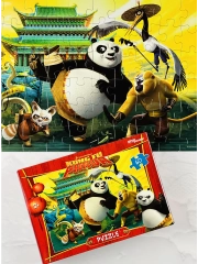 Пазл Игра Кунгфу Панда 60 Kung Fu герои из мультика спорт
