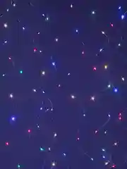 Гирлянда Занавес с пультом, мультиколор, 300 LED, 3*3 м