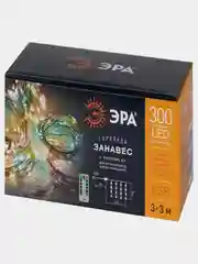Гирлянда Занавес с пультом, мультиколор, 300 LED, 3*3 м