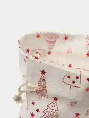 Зеленый мешочек новогодний подарочный, мешки мешок для упаковки новогодних подарков пакет коробка