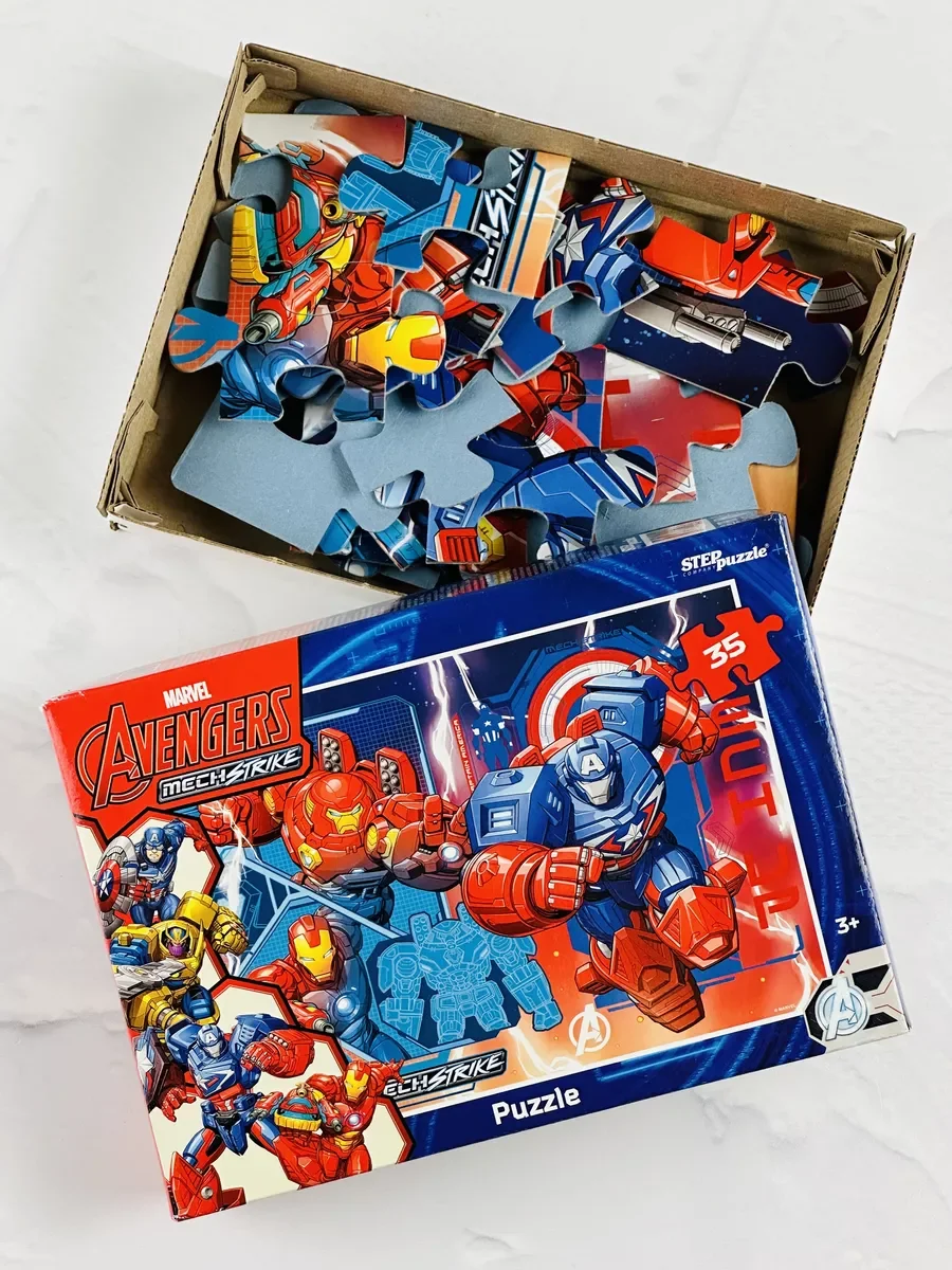 Пазл Игра 35 Marvel Марвел Tech strike Капитан Америка