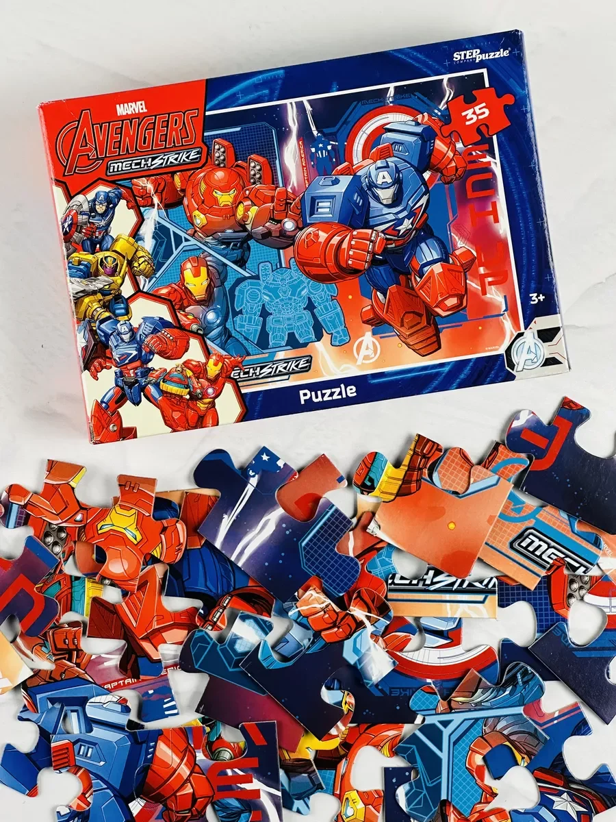 Пазл Игра 35 Marvel Марвел Tech strike Капитан Америка
