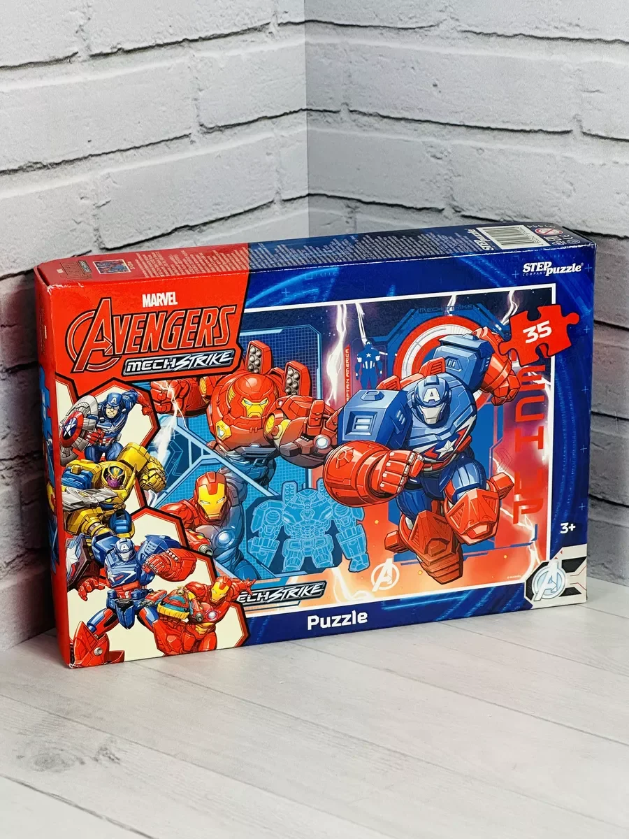 Пазл Игра 35 Marvel Марвел Tech strike Капитан Америка
