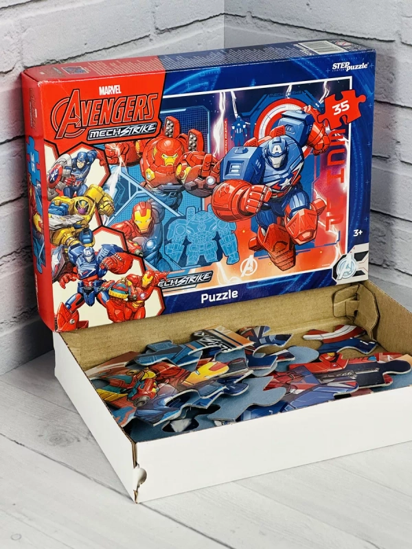 Пазл Игра 35 Marvel Марвел Tech strike Капитан Америка
