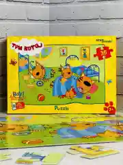 Игра пазл Три кота 35 Карамелька Коржик Компот мульт