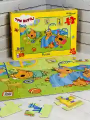 Игра пазл Три кота 35 Карамелька Коржик Компот мульт