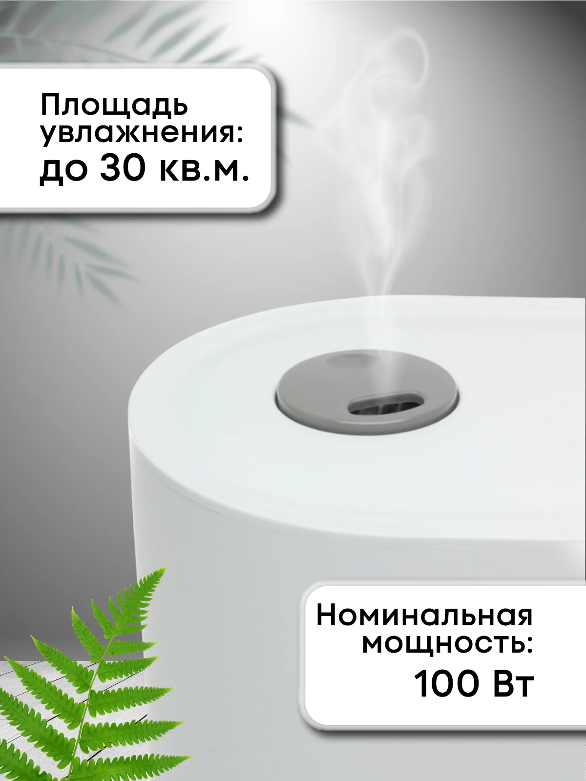Белый увлажнитель воздуха PROLISS, аромадиффузор, аппарат для увлажнения воздуха