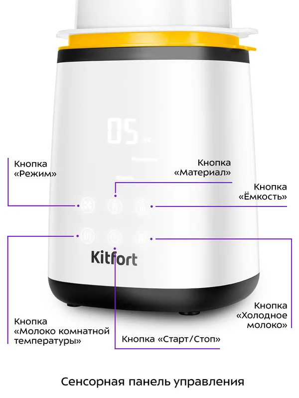 Подогреватель бутылочек Kitfort КТ-2329, 500 Вт