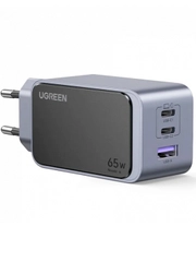 Сетевое зарядное устройство Ugreen X553 (35042) Nexode S 65W USB-A+2*USB-C Gray