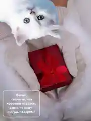 Варежки меховые пушистые женские, подарок на новый год