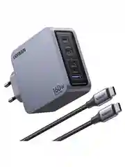 Сетевое зарядное устройство Ugreen X763 (25877) Nexode Pro 160W USB-A+3*USB-C Gray