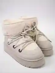 Белый угги женские,  барашки