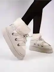 Белый угги женские,  барашки