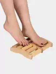 Массажёр Счёты, 19х24,5х4 см, деревянный, 5 рядов
