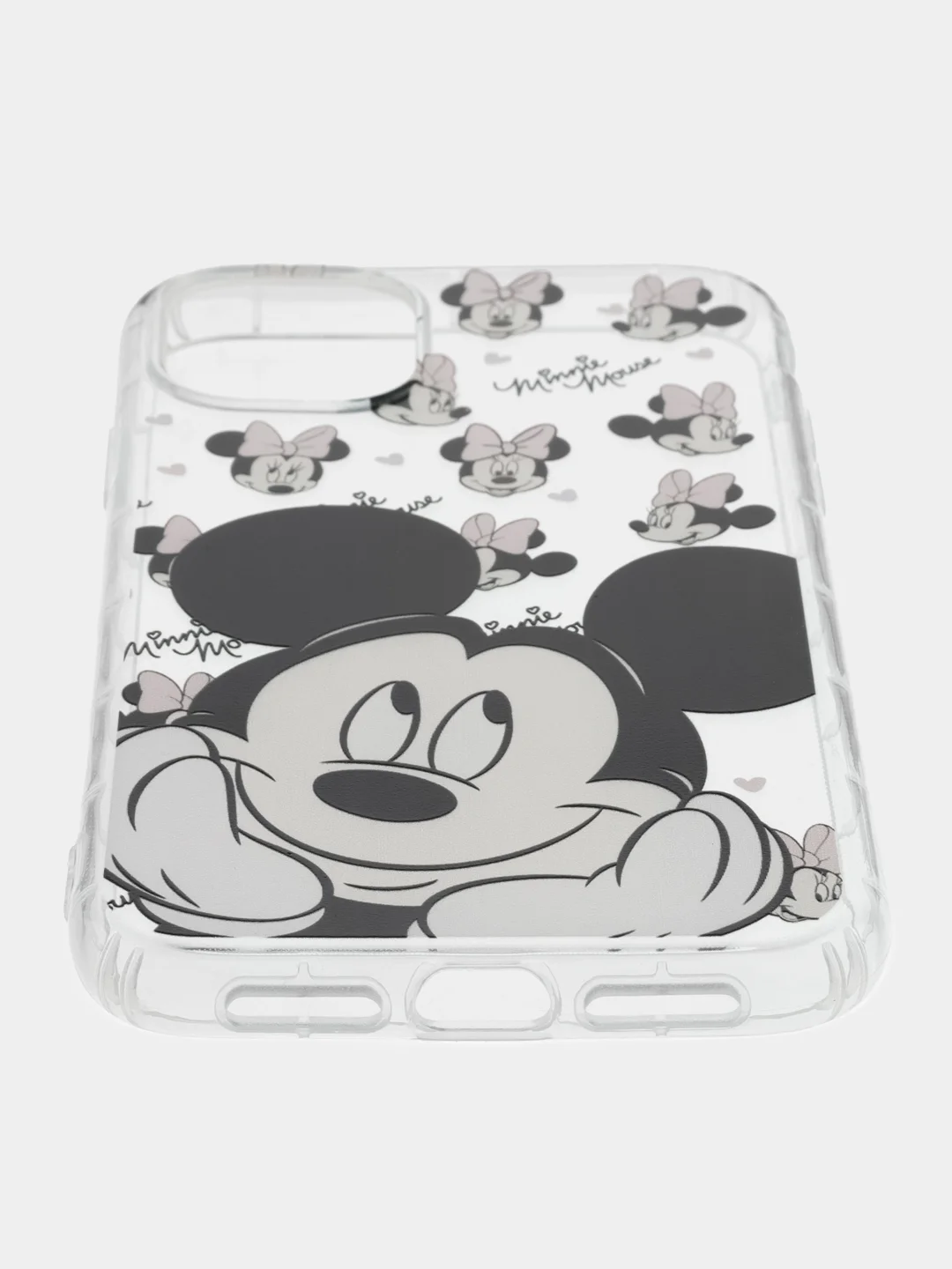 Кораллово-розовый чехол для iPhone 11 Микки