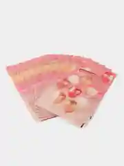 Розовый подарочный пакет