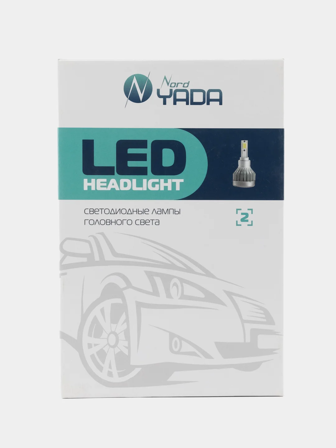 Светодиодная лампа головного света Н3 9-24V 30W 6200K 3200lm