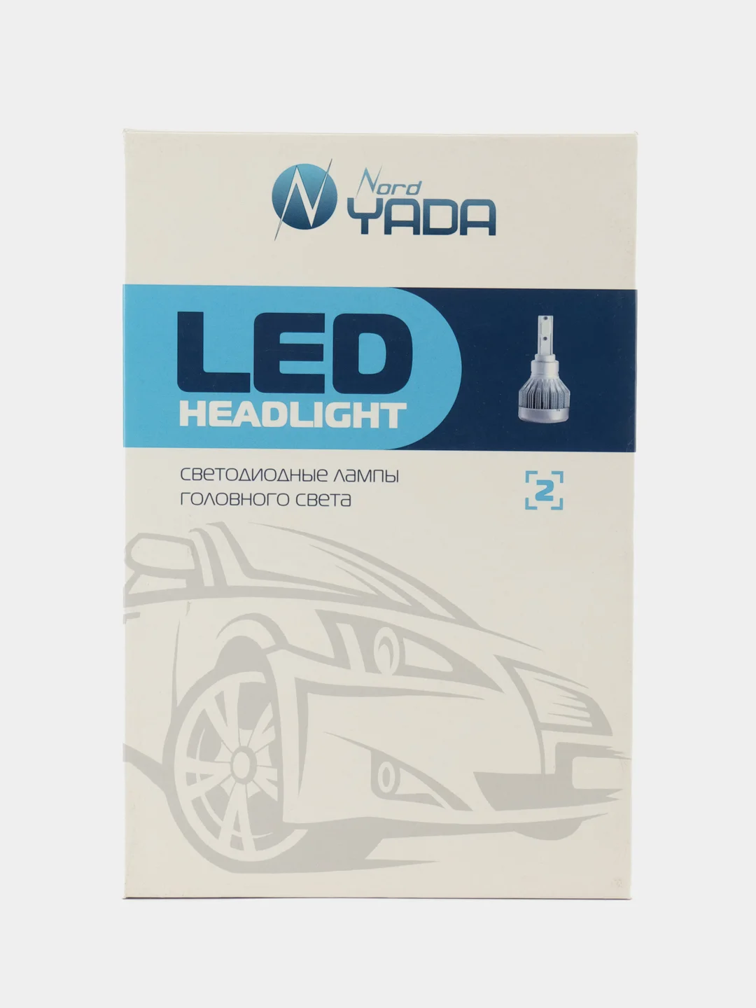 СВЕТОДИОДНАЯ ЛАМПА ГОЛОВНОГО СВЕТА Н7 12V 30W 6200K 3200LM