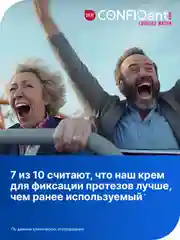 Крем для фиксации зубных протезов SPLAT CONFIDENT, с нейтральным вкусом, 40 г