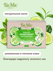 Натуральное мыло BioMio, зеленый чай и бергамот, 90 г