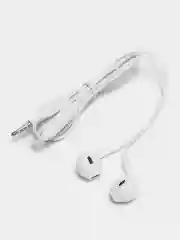 Белый наушники проводные Earphones, с микрофоном, разъем джек jack 3.5мм, для Android и iPhone