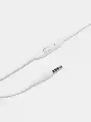 Белый наушники проводные Earphones, с микрофоном, разъем джек jack 3.5мм, для Android и iPhone