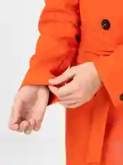 Рыжий пальто женское, демисезон