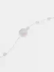 Белый бусины на леске под жемчуг