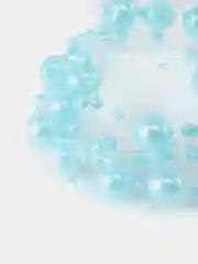 Голубой бусины на леске под жемчуг