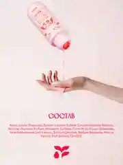 Гель для душа  SOLZAO Peach Beach, с экстрактом персика, без сульфатов и парабенов, 400 мл