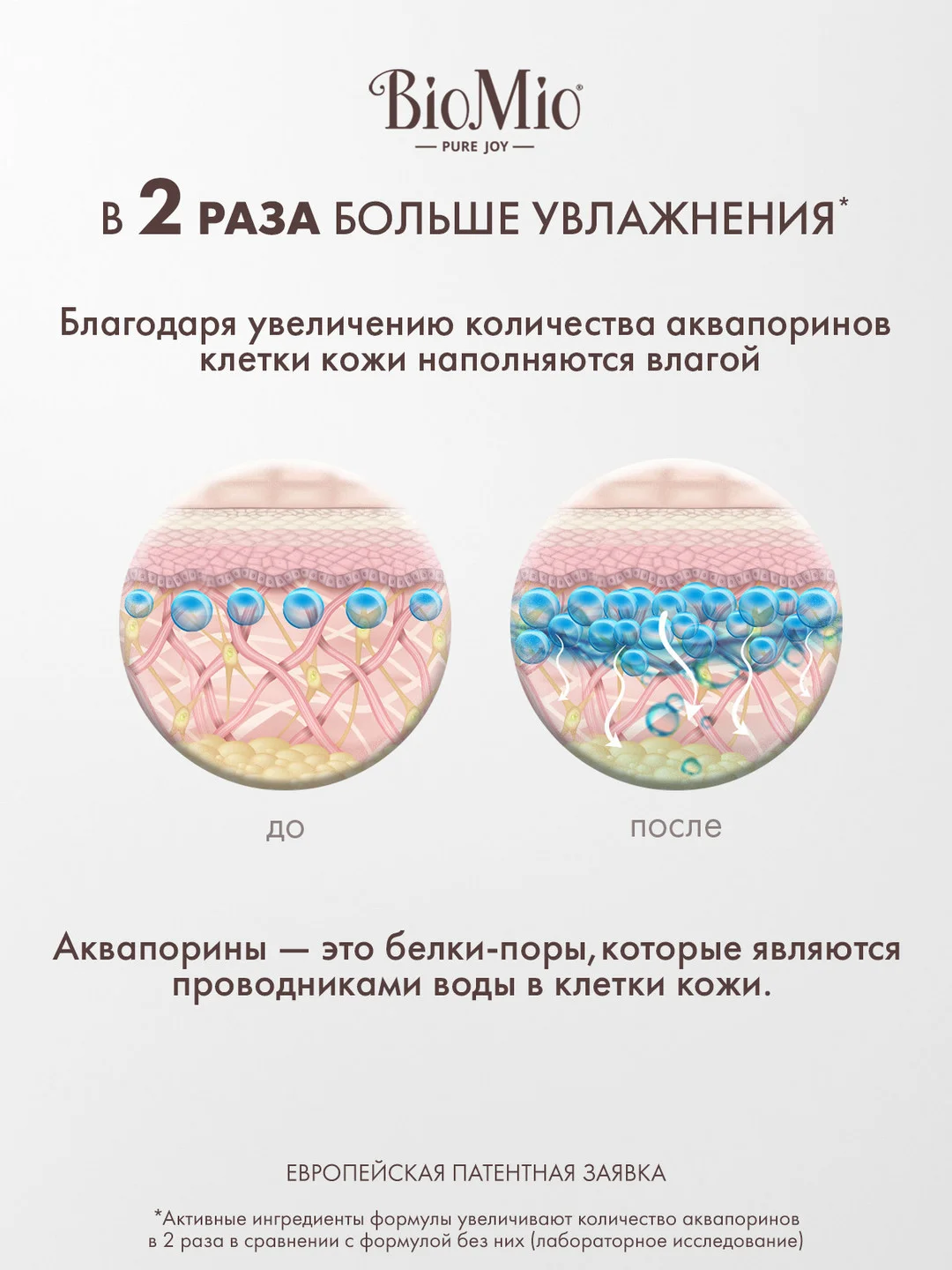 Жидкое мыло для рук, лица и тела натуральное BioMio, с эфирным маслом лаванды, 300 мл