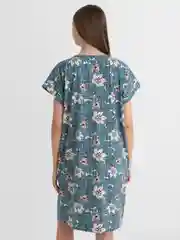 526 Туника (Зеленый/белый/клетка)