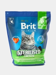 BRIT PREMIUM, Сухой корм с курицей для кошек "Cat Sterilised Chicken", 2 кг