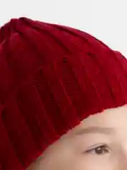 Бордовый шапка детская,зимняя