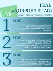 Гель от боли в суставах и пояснице "Доброе тепло", разогревает и охдаждает, MaikLoriss
