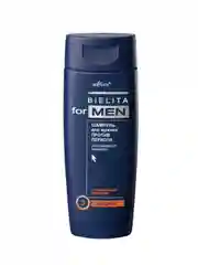 Шампунь для мужчин против перхоти Белита MEN, c освежающим эффектом, 250 мл