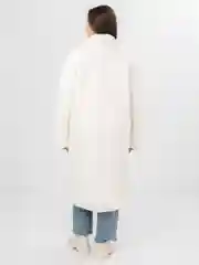 Белый пальто женское "Тедди"