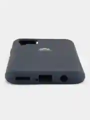 Индиго защитный силиконовый чехол Silicone Cover Huawei P40Lite / Nova 6 se / Nova 7i