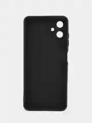 Черный чехол для Samsung Galaxy A06 (Самсунг Гелакси А06), черный защита камеры силиконовый