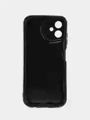 Черный чехол для Samsung Galaxy A06 (Самсунг Гелакси А06), противоударный