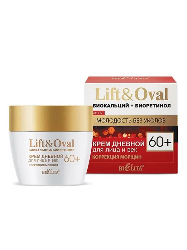 Дневной крем Белита Lift&Oval, для лица и век, 60+, 50 мл