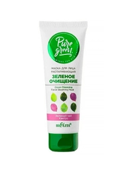 Распаривающая маска для лица Белита Pure Green "Зеленое очищение", 75 мл