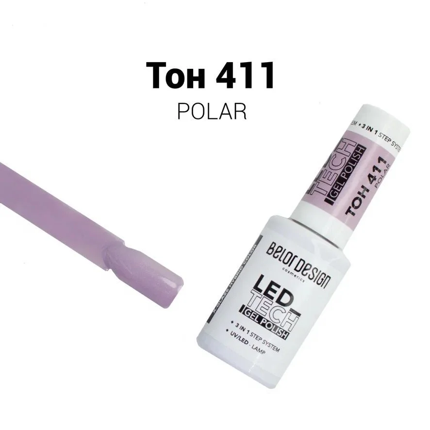 Гель для ногтей Belor Design Led Tech, 6 мл