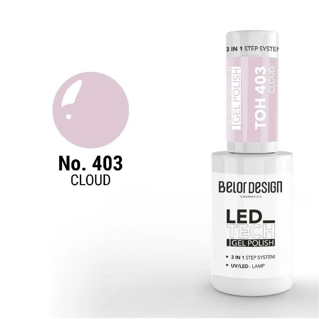 Гель для ногтей Belor Design Led Tech, 6 мл