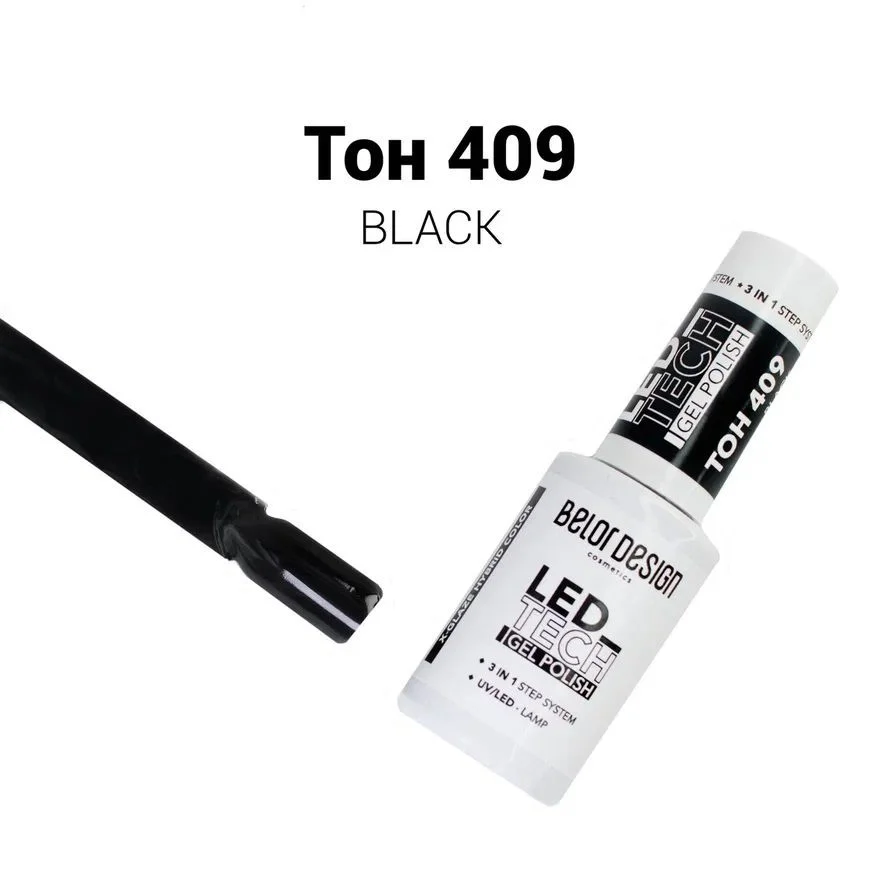Гель для ногтей Belor Design Led Tech, 6 мл