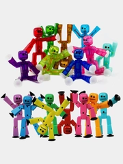 Фигурка Стикбот (Stikbot) с аксессуарами. Человечек для анимационной студии