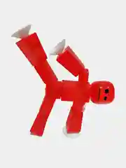Красный фигурка Стикбот (Stikbot) с аксессуарами. Человечек для анимационной студии