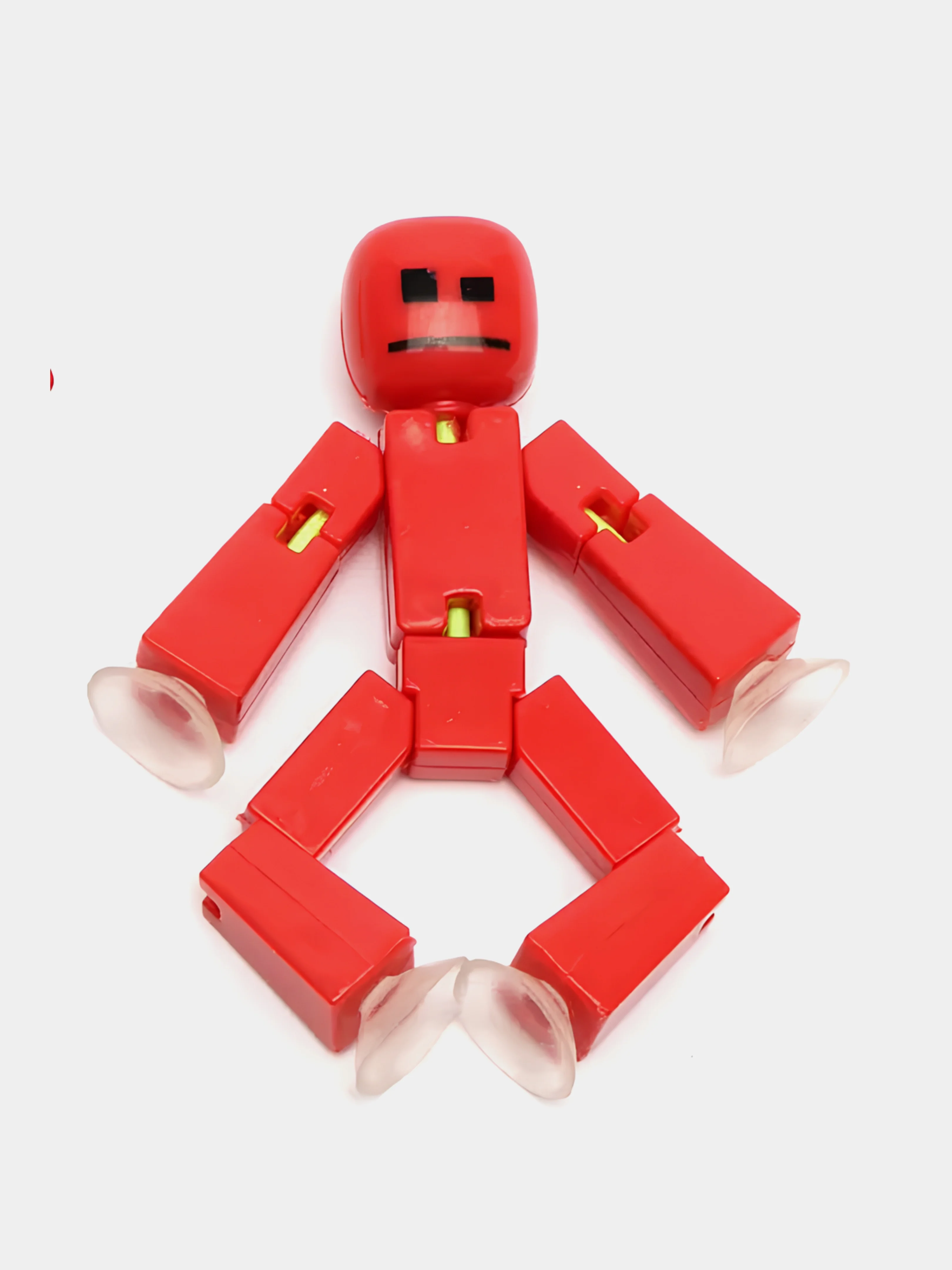Красный фигурка Стикбот (Stikbot) с аксессуарами. Человечек для анимационной студии